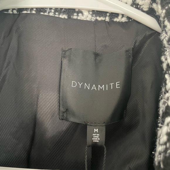 NWT - Blazer by Dynamite – Size M – Classic Black & White - Picture 3 of 11